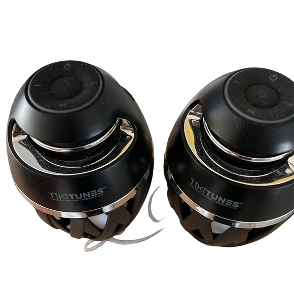Set of two - TikiTunes Portable Bluetooth 5.0 Indoor/Outdoor Wireless Speakers - Picture 3 of 3